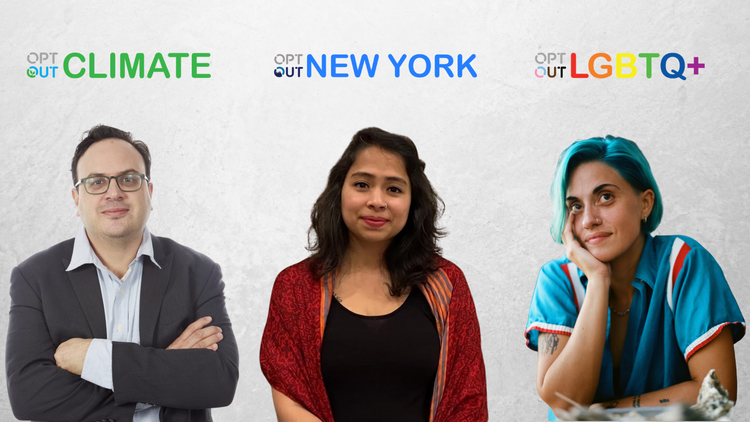 Introducing Your New OptOut Climate 🌏 LGBTQ+ 🏳️‍🌈 and New York 🏙️ Editors!
