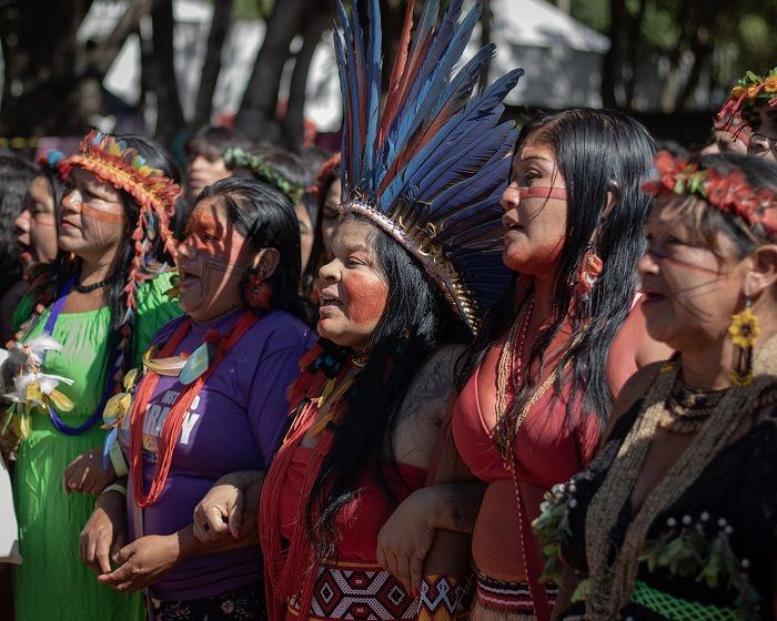 Indigenous Women March for Their Rights in Brazil